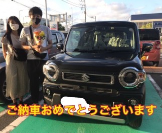 ハスラーご納車おめでとうございます！！