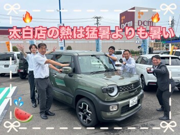 太白店の熱は猛暑よりも暑い！！クロスビーのカスタムも熱い！