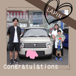ラパン納車しました☆彡