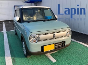 オフブルーのアルトラパン、ご納車です！