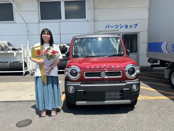 A様にハスラーをご納車させて頂きました