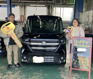 スペ－シアカスタム　ご納車おめでとうございます☆