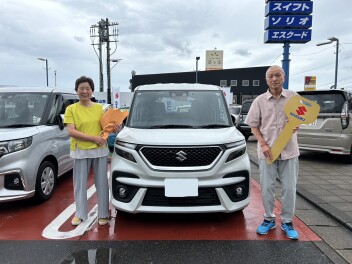 W様にソリオバンディットをご納車させて頂きました