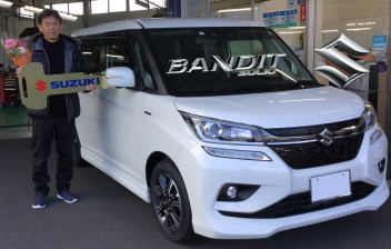 ロングドライブもお任せ！ソリオバンディットのご納車！！