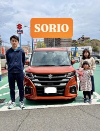 M様　ソリオご納車　担当かわばた