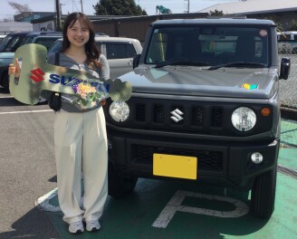 初めてのマイカー！ジムニーのご納車！！