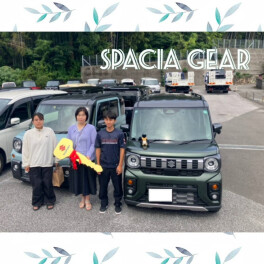 M様へスペーシアギアをご納車いたしました☆