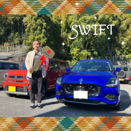 M様！祝スイフトご納車☆