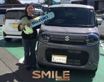 可愛い！いっぱい!!ワゴンＲスマイルのご納車