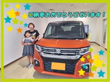 A様にソリオを納車しました！