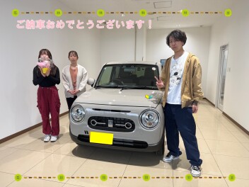 Ｓ様にラパンＬＣをご納車いたしました