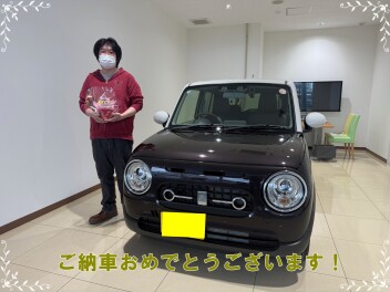 Ｏ様にアルトをご納車いたしました