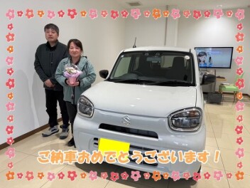 K様にアルトをご納車いたしました