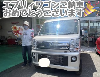 エブリィワゴンご納車させていただきました☆