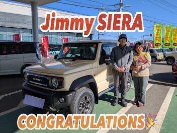 ジムニーシエラご納車おめでとうございます！！