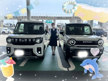 アウトドアにも最適♡スズキの軽！♡