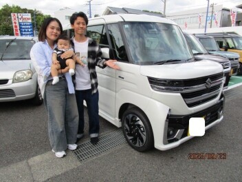 O様　ご納車おめでとうございます！
