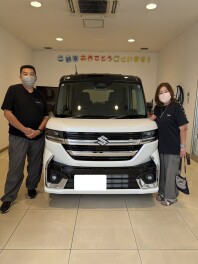 スペーシアカスタムをご納車しました！！