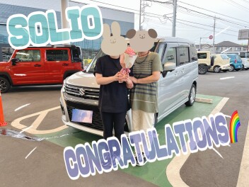 ソリオご納車おめでとうございます！！