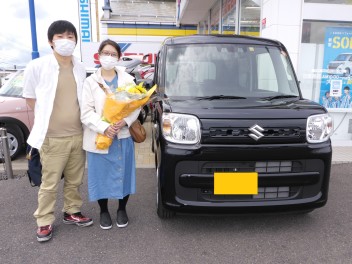 スペーシアのご納車、おめでとうございます！