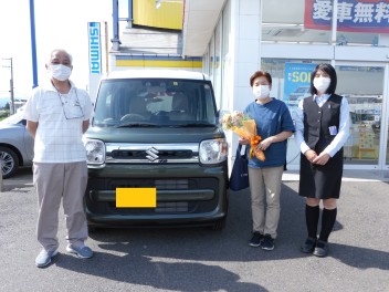 スペーシアのご納車、おめでとうございます！