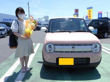 ラパンのご納車、おめでとうございます！