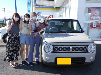 ラパンのご納車、おめでとうございます！