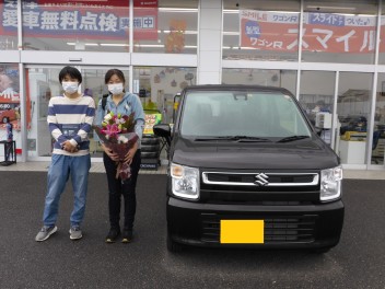 ワゴンRのご納車、おめでとうございます！