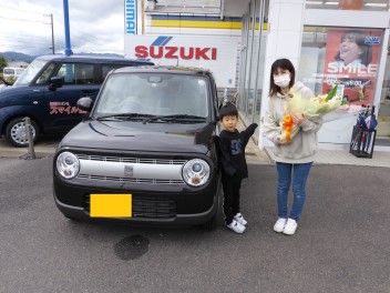 ラパンのご納車、おめでとうございます！