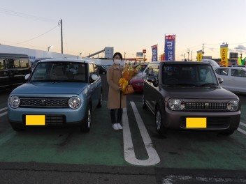 ラパンモードのご納車、おめでとうございます！