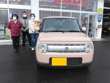 ラパンのご納車、おめでとうございます！