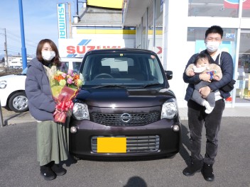 日産　モコのご納車、おめでとうございます！