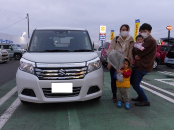 ソリオのご納車、おめでとうございます！