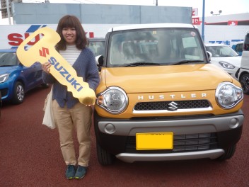 ハスラーご納車おめでとうございます！！