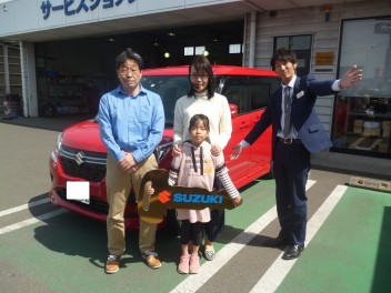 真っ赤なソリオご納車おめでとうございます！