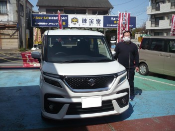 新車ソリオバンデッド納車です。