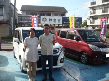 新車ソリオ納車しました。