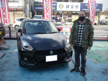 スイフトスポーツ納車です。