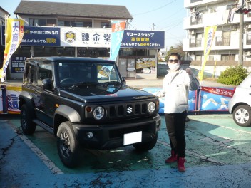 新車ジムニーシエラ納車です。