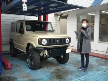 新車ジムニー納車です。