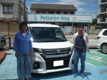 ソリオ納車です。