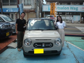 ラパンLC納車です。