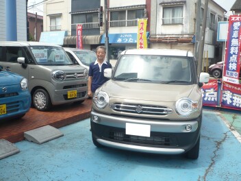 新車クロスビー納車です。