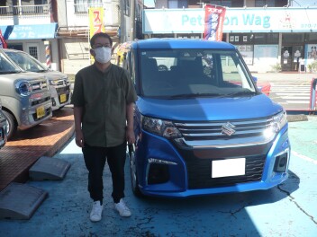 新車ソリオ納車です。