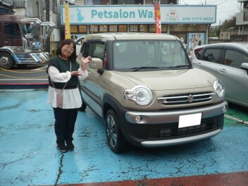 新車クロスビー納車です。
