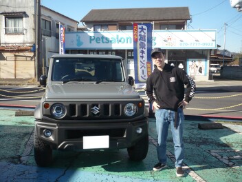 新車ジムニーシエラ納車です。
