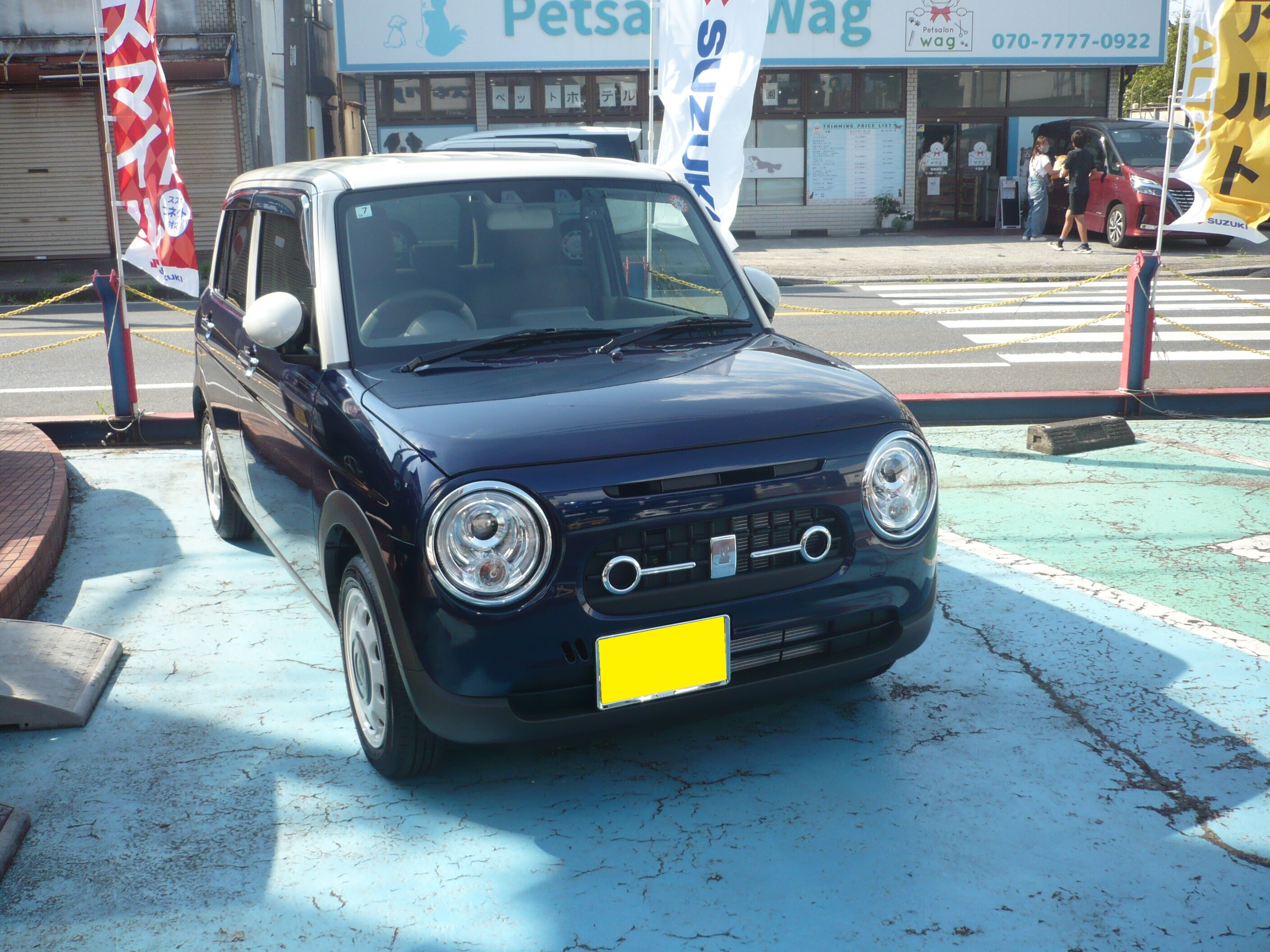 2025年３月納車　ラパンLC新車外しホイール　② 新車ラパンLC納車です。｜納車ギャラリー｜お店ブログ｜スズキ