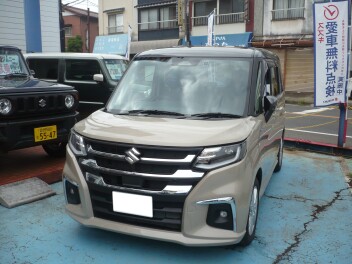 新車ソリオ納車です。