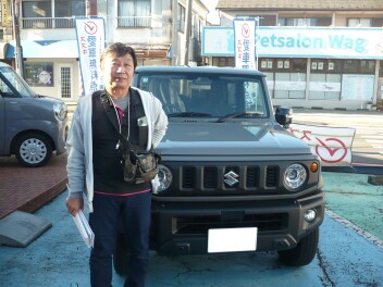 新車ジムニーシエラ納車です。