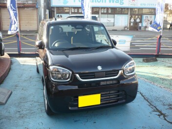 新車アルト納車しました。